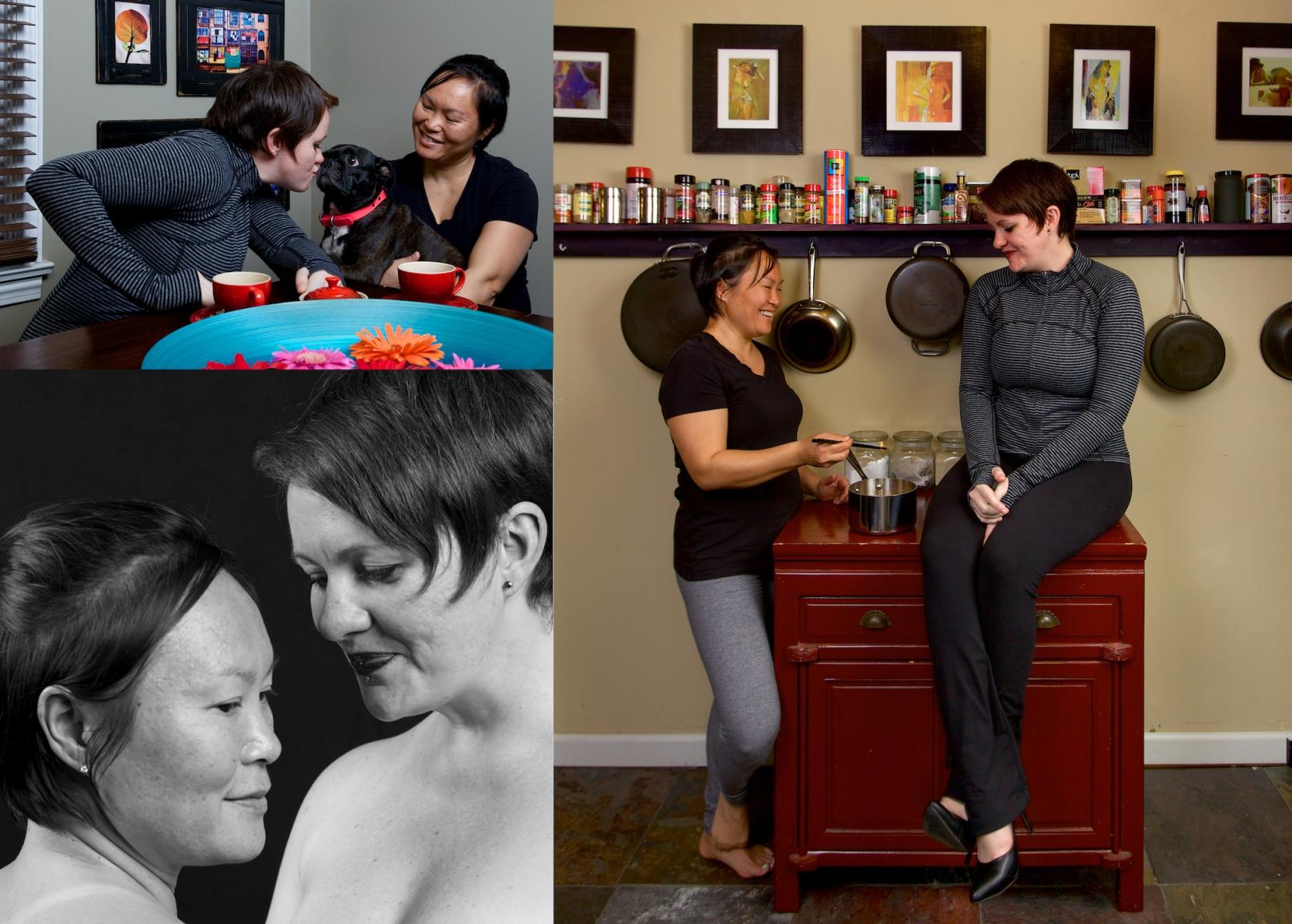Jennifer and Sue—Lifestyle Triptych