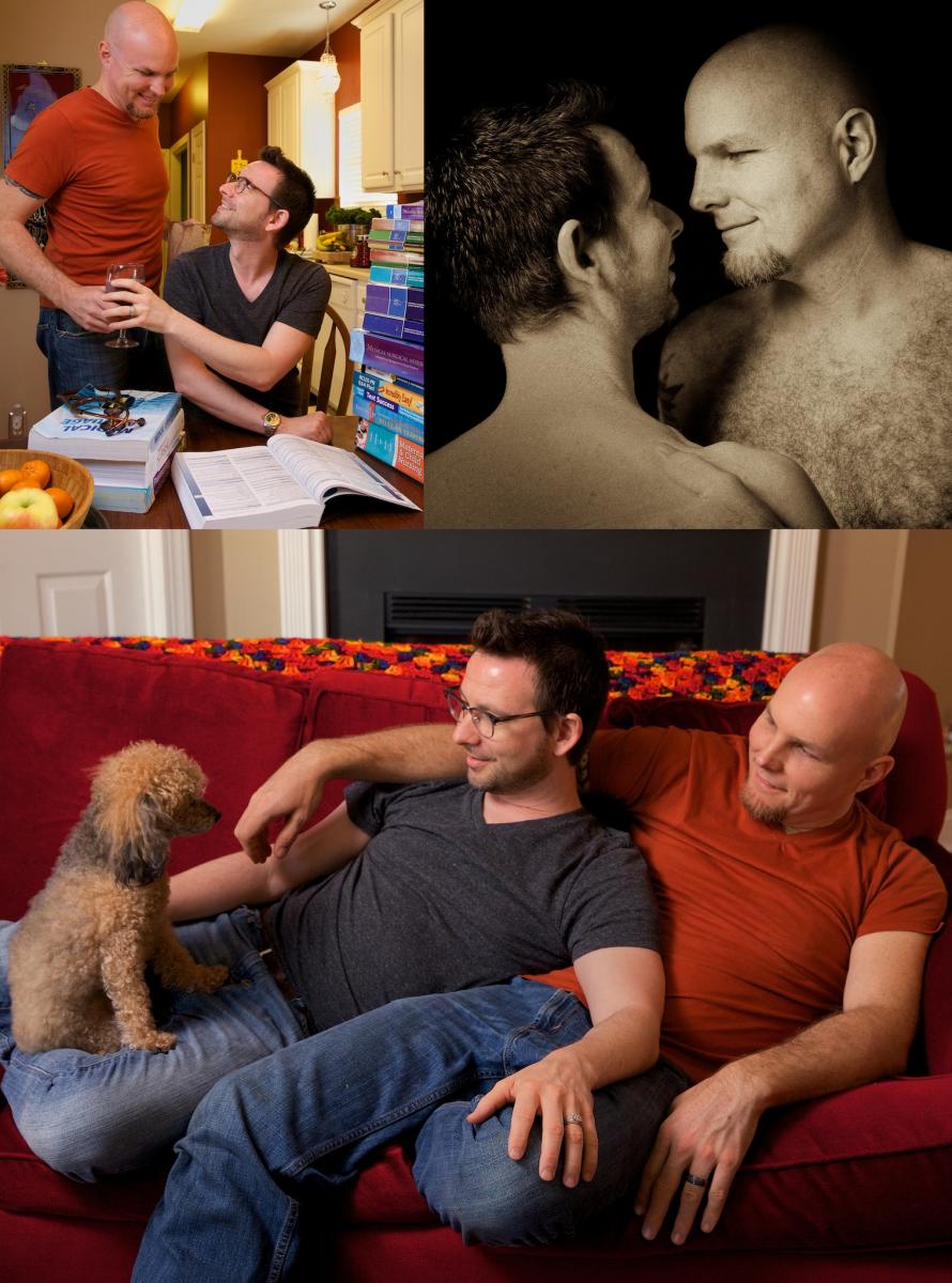Benjamin and Ken—Lifestyle Triptych