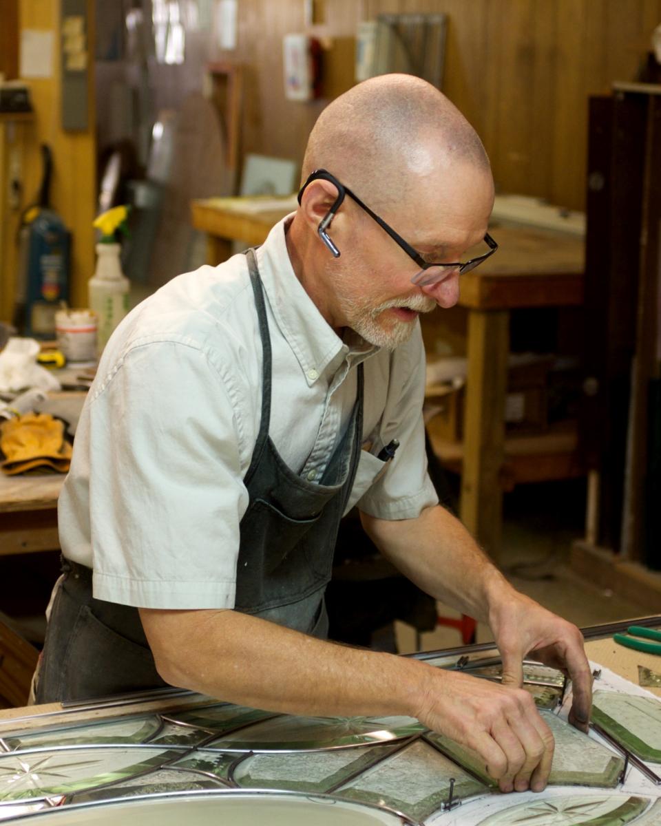 Danny the Stained Glass Craftsman